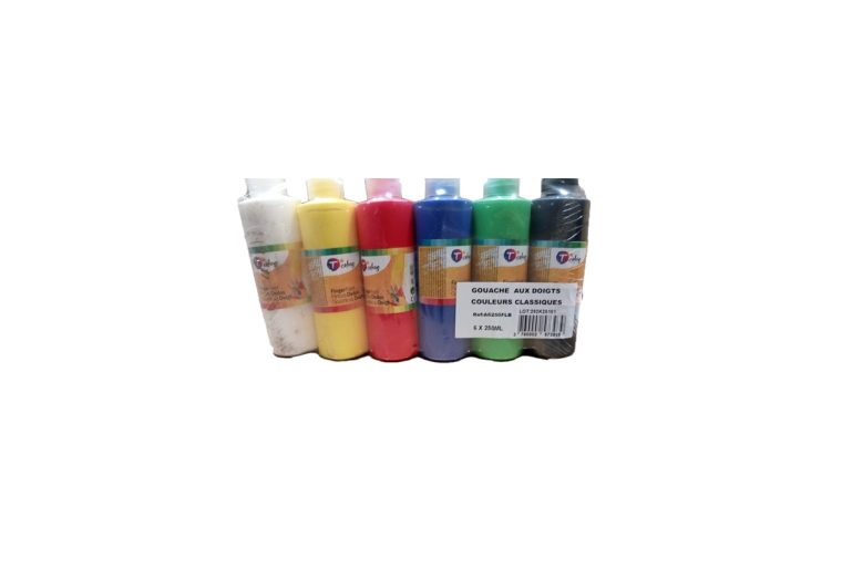 Gouaches à doigts T'Colors