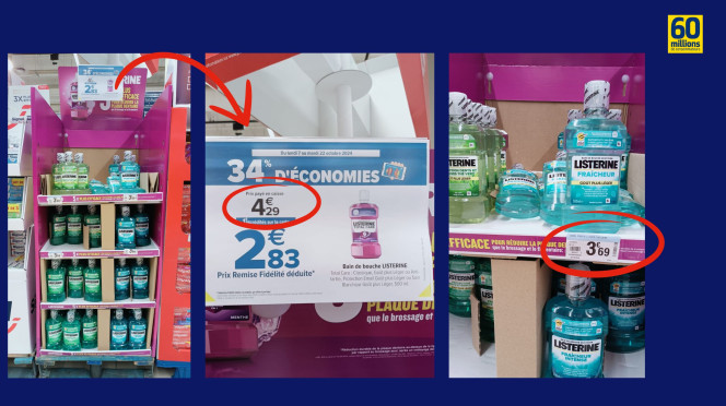 Photo promo Listerine Carrefour 