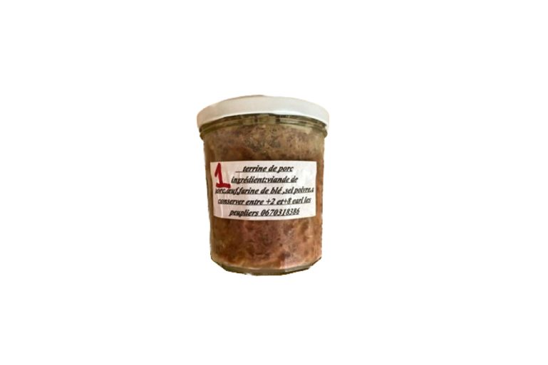 Terrine de porc earl Les Peupliers