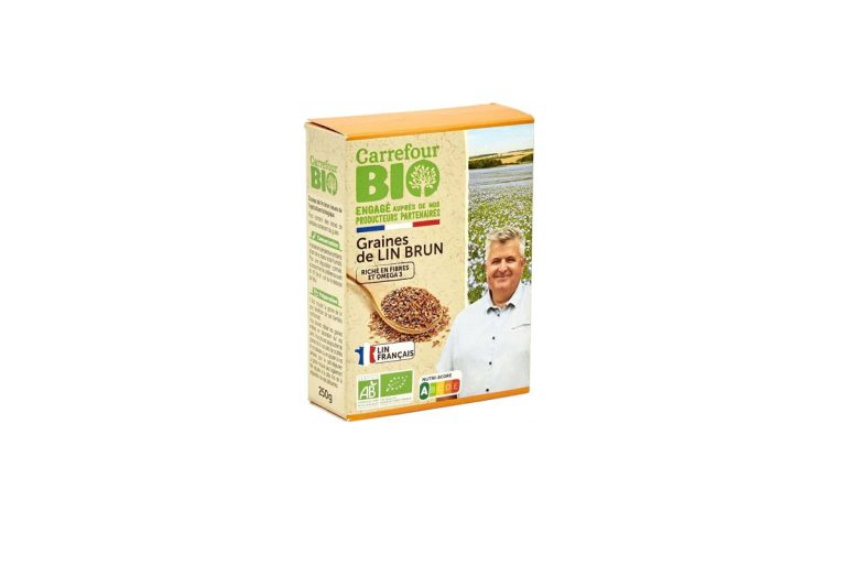 Graines de lin brun Carrefour bio