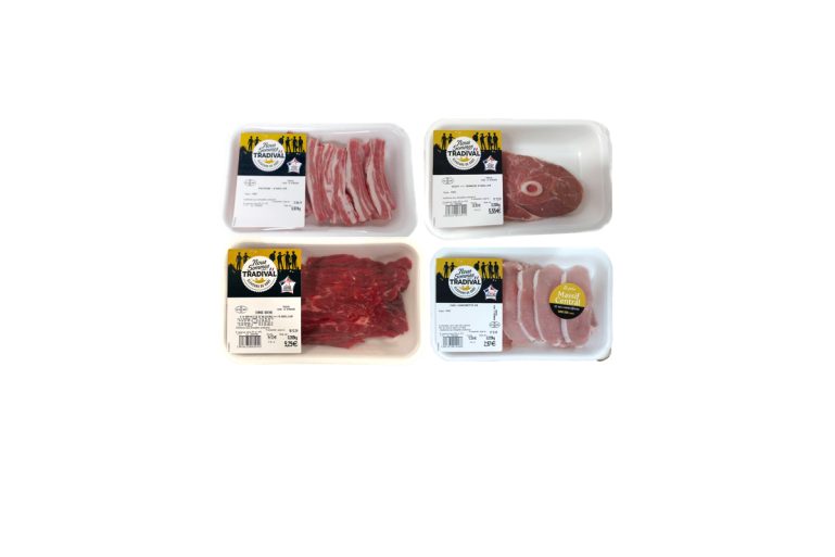 viande Tradival chez Auchan, Colruyt