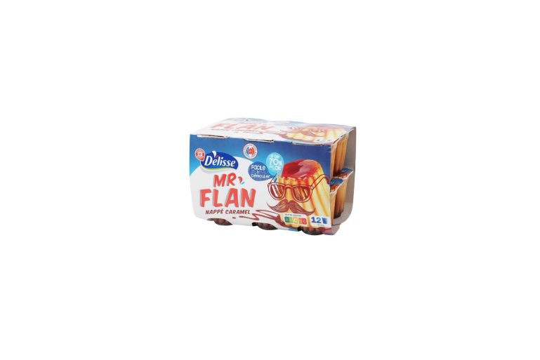 Flans au caramel Délisse Marque Repère