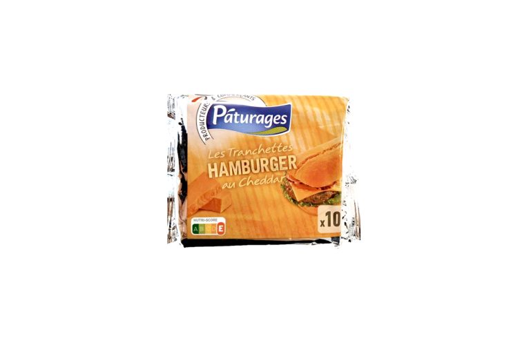 Les tranchettes hamburger au Cheddar