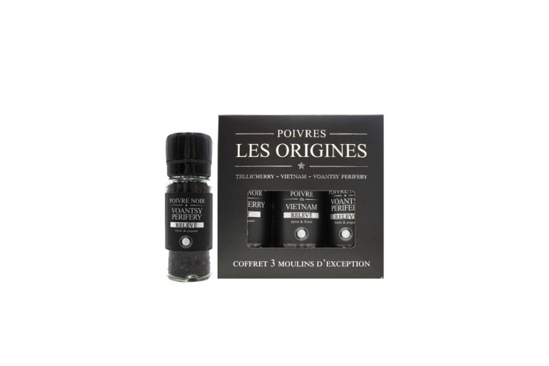 Coffret 3 moulins Poivre Les Origines