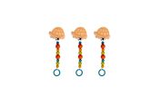 Attache-tétine Trois petits lapins