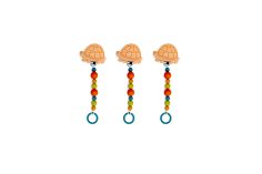 Attache-tétine Trois petits lapins