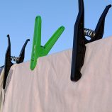 Du linge sèche sur un fil