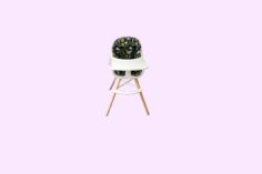 Chaise haute Paulette Pommette