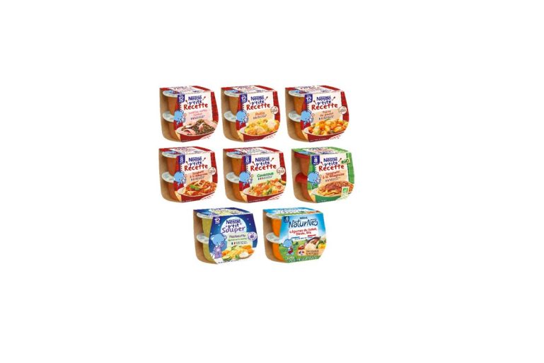 Pots repas complets pour bébé Nestlé