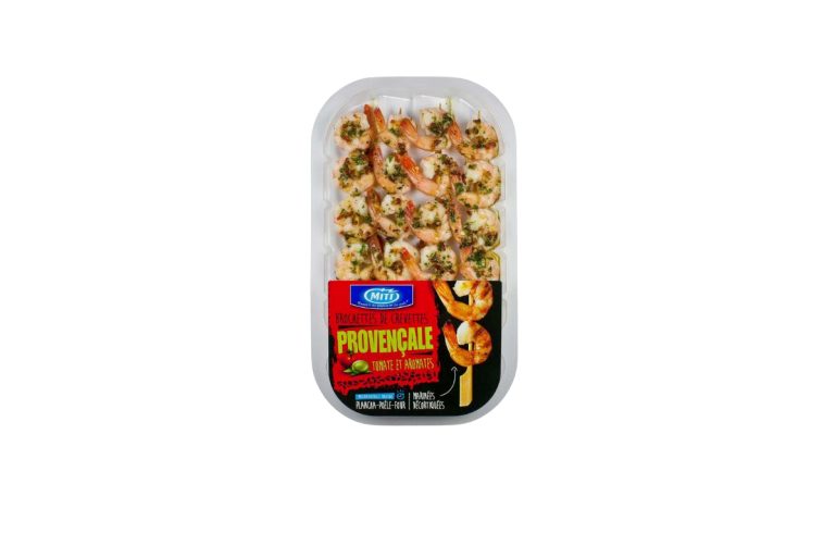 Brochettes de crevettes à la provençale Miti