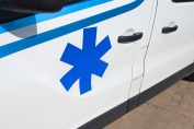 une ambulance pour le transport de malades