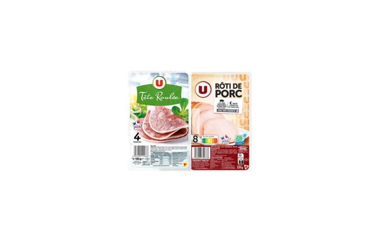  tête roulée et du rôti de porc tranché U