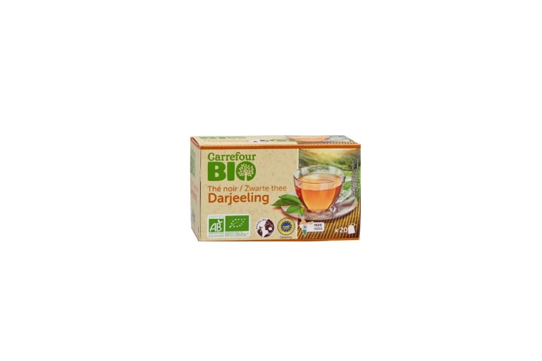 thé noir Darjeeling Carrefour bio 