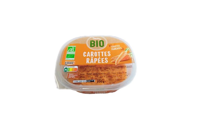  Carottes râpées bio Netto