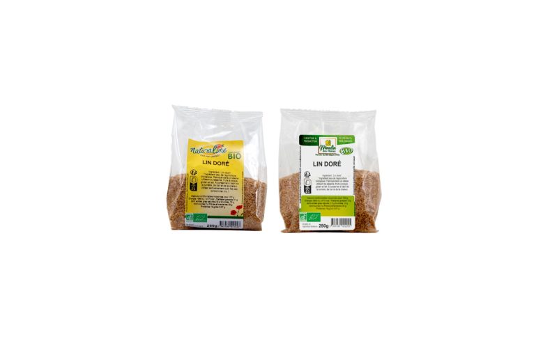 graines de lin doré bio Naturaline et Moulin des moines