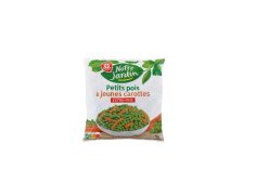 Sac de petits pois et jeunes carottes surgelés