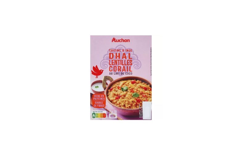 Dahl Lentilles Corail Auchan