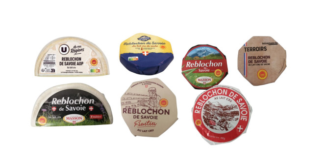 Photo de reblochons AOP