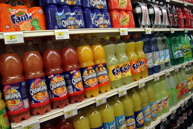 Un rayon de sodas