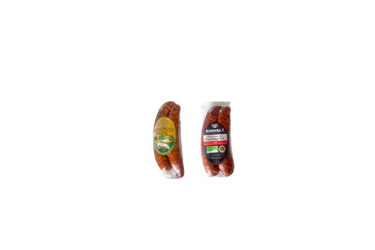 Saucisses de Montbéliard Les Fumets comtois et Bonval