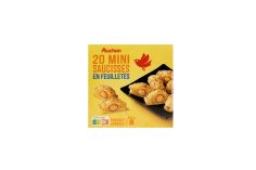 Mini saucisses en feuilletés au pavot Auchan