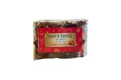 Pain d'épices au miel et fruits confits