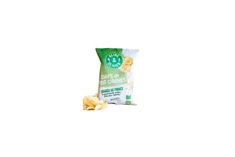 Chips de pois chiche Aline et Olivier