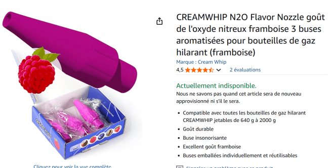 Photo protoxyde Amazon