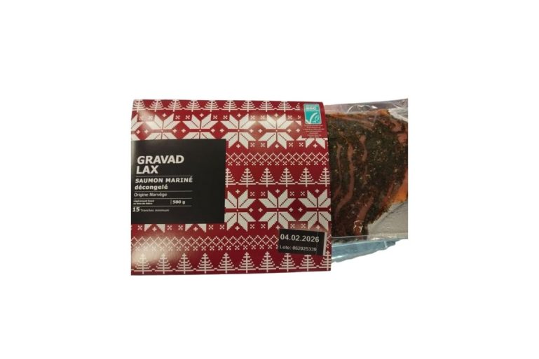 Saumon mariné décongelé Ikea