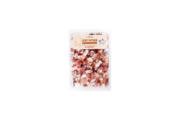 barquette de lardons fumés à l'ancienne