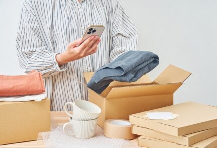 Vente internet objets vêtements